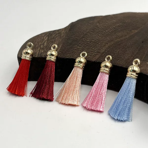 3cm small tassels mini fringes DIY handmade fan hanging ornaments accessories ancient style earring making materials