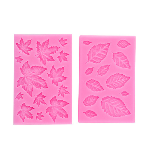 Fondant Chocolate Maple Leaf Small Leaf Universal Leaf Silicone Dry Peppercorn Baking Cake Pastry Decoration Silicone Mold
