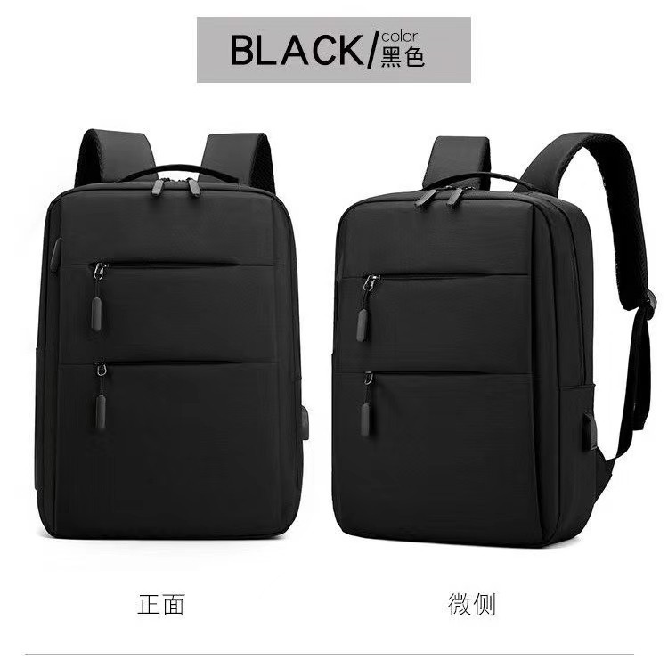 Bolso de computadora de negocios de gran capacidad del punto del fabricante transfronterizo mochila doble para viajes de ocio con mochila para estudiantes recargable USB