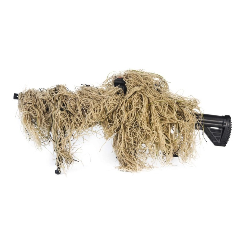 Suministro transfronterizo suministros al aire libre táctica pistola cuerda CS ventiladores militares camuflaje accesorios de camuflaje cuerda de camuflaje selva Accesorios