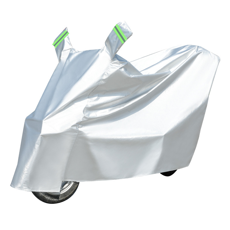 Mayorista transfronteriza cubierta de motocicleta eléctrica a prueba de lluvia y protección solar cubierta de polvo gruesa cubierta de cubierta de lluvia de motocicleta eléctrica general