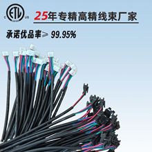 高精度线束厂家供应XH/ZH/SH/PH/YH端子线1.0电子线ETL认证信号线