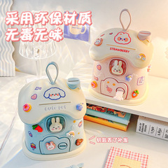 Money Box 2022 New Children Girls Cute Internet Famous Gift Money Saving Jar Boy Save Money Small House 