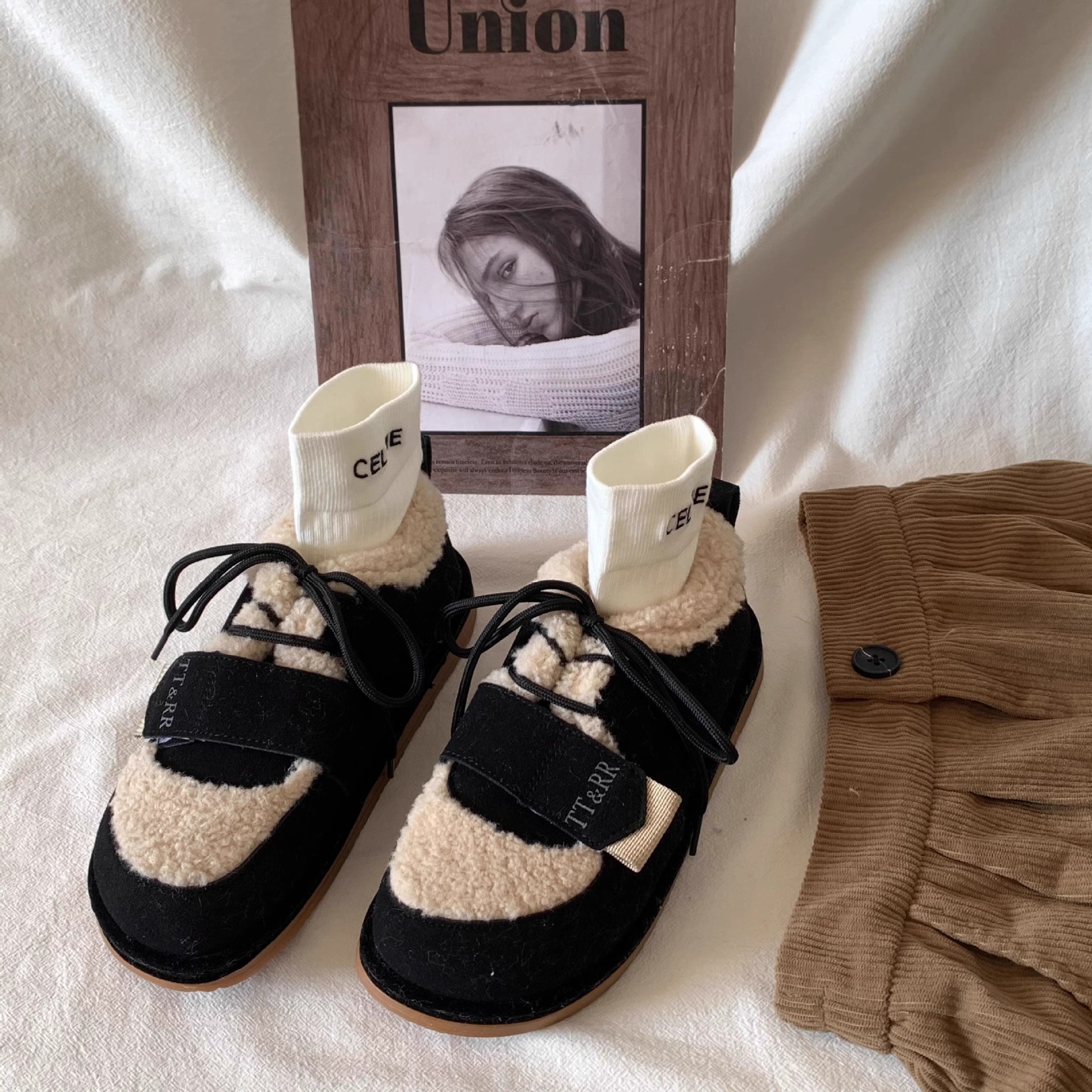 Stivali da neve donna invernali foderati caldi scarpe cotone_voghion.com