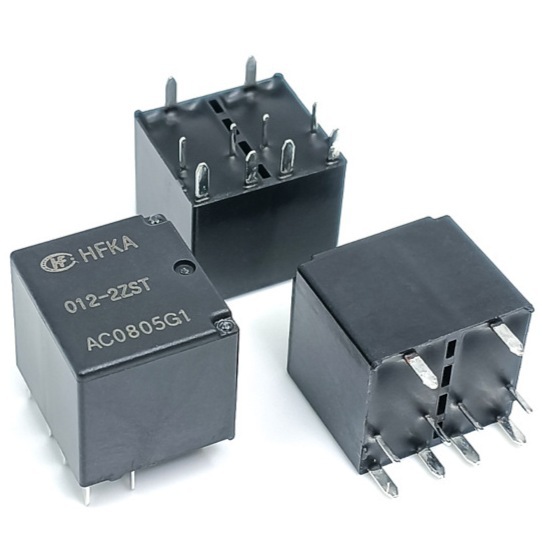 HFKA-012-2ZST 汽车继电器 双路 12V 25A电机负载 原装现货
