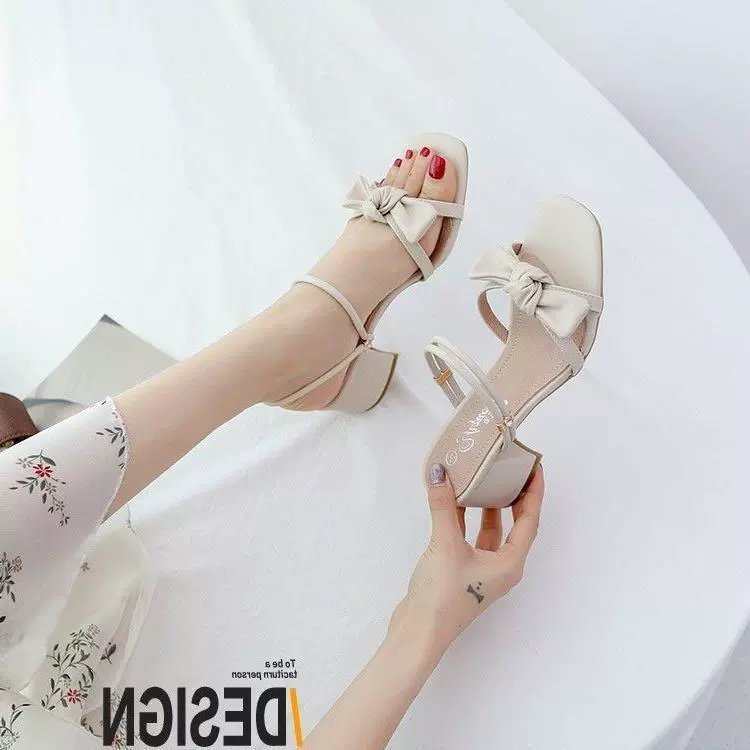Summer universal fashionable comfortable slippers with bow