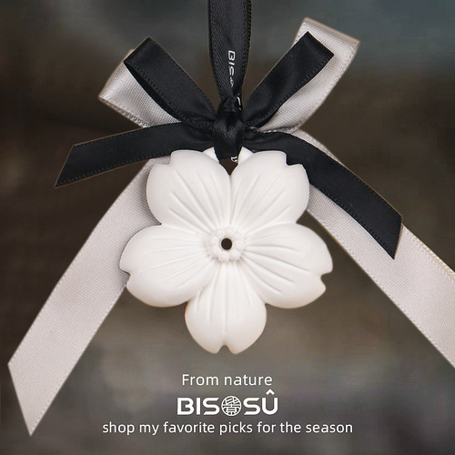 Wardrobe cabinet aromatherapy pendant diffuser tablets cherry blossom gypsum fragrance tablets deodorizing air freshening fragrance tablets car aromatherapy