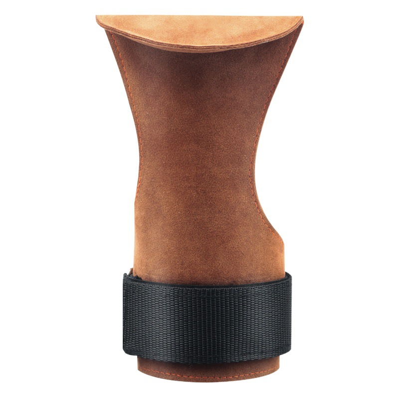 Wholesale Palm protection imitation leather wrist protection fitness weightlifting equipment hard pull grip with protective equipment supplies