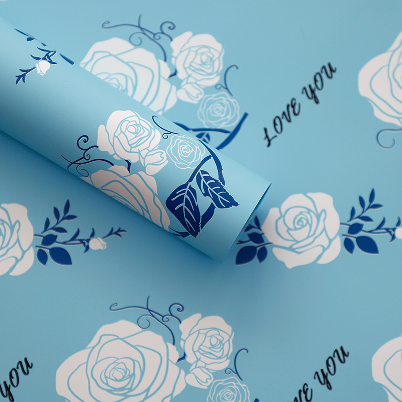 Huaxi Yuyin sueño rosa impermeable floral embalaje floral florista ramo floral rosa material de envoltura floral al por mayor