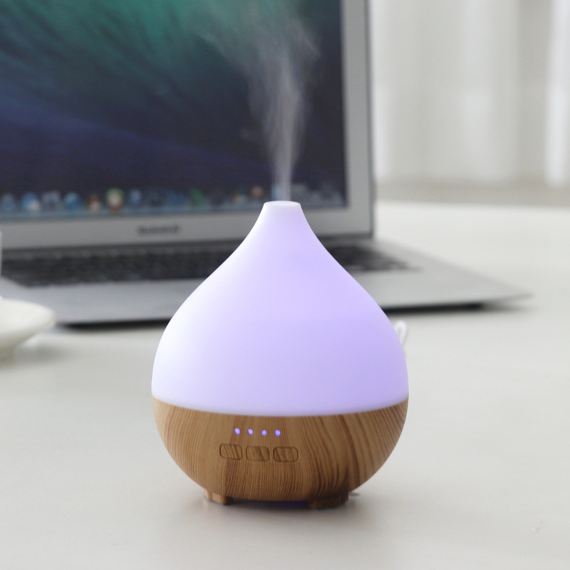 Factory incense purification diffuser night light 140ML home office mute essential oil atomization aroma diffuser humidifier