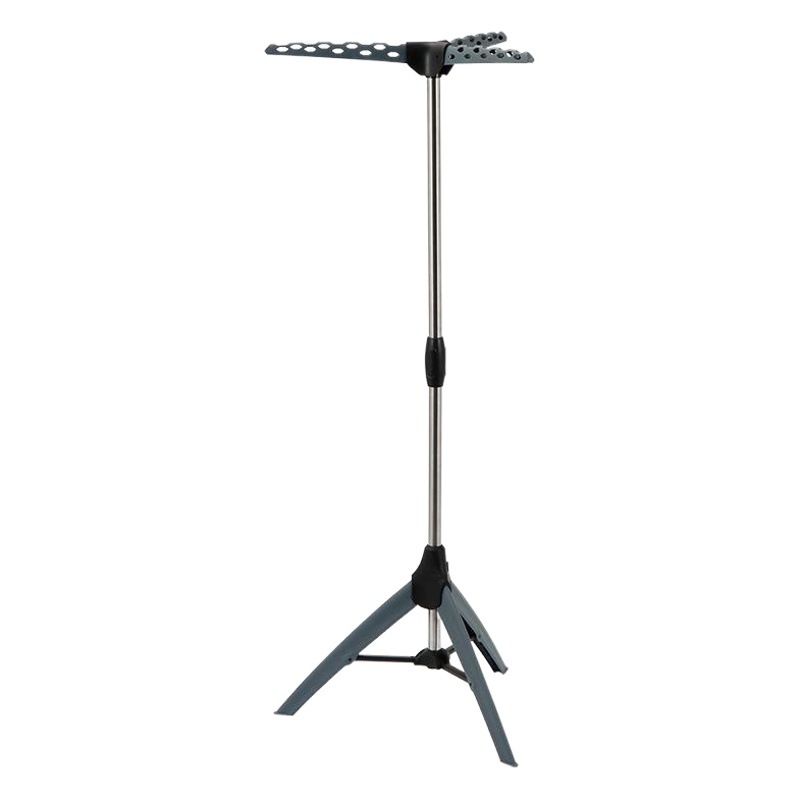 Ou runzhe 32-Tubo de piso plegable retráctil percha de ropa de tres piernas percha de ropa extraíble portátil para viajes