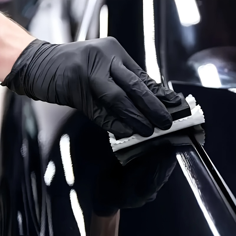 Guantes de nitrilo desechables para cocina especial de nitrilo negro protector impermeable PVC lavado de platos