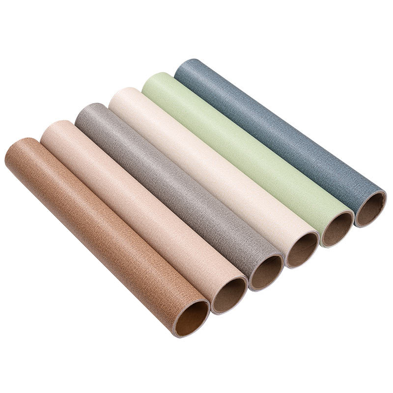 Papel pintado impermeable grueso autoadhesivo papel pintado de lino de color sólido autoadhesivo sala de estar dormitorio Fondo pared papel pintado de lino
