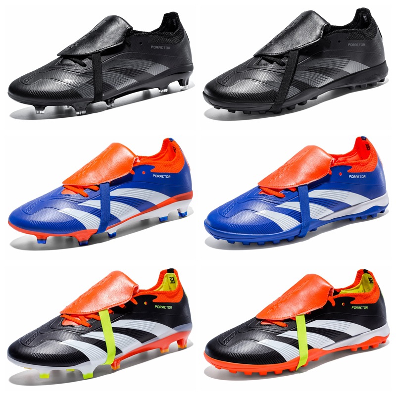 Spot cross-border Putian sin costuras zapatos de fútbol Messi zapatos deportivos de entrenamiento de uñas largas para jóvenes de corte bajo para hombres