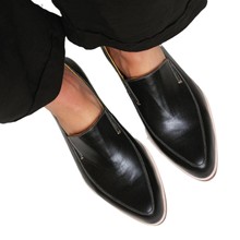 跨境外贸款2024年春秋季新品低跟40-43浅口套脚大码休闲单鞋女