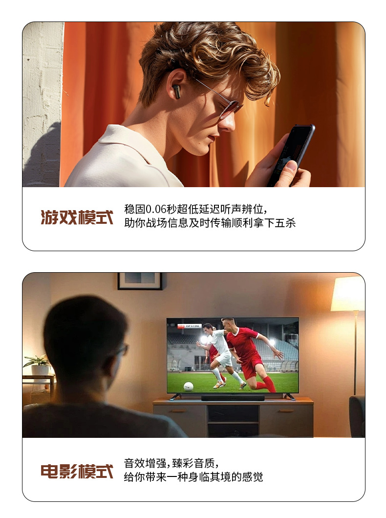 LCD smart color screen touch noise reduction Bluetooth earbuds in-ear Bluetooth wireless headphones ANC+ENC new exclusive model
