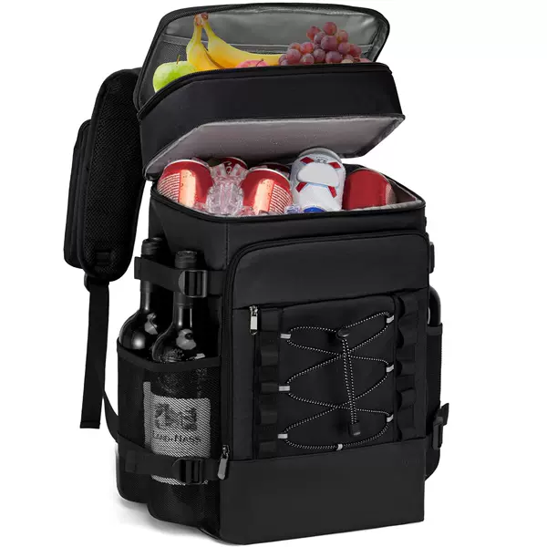 Amazon's best-selling double-shoulder insulated bag, outdoor cooler bag, storage camping backpack, insulated and cold-keeping picnic backpack