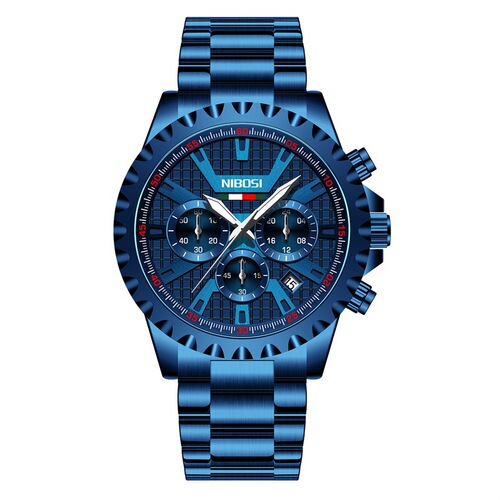 Convert Precision Steel Big Dial Men's Watch Deep Waterproof Quartz Watch Wholesale