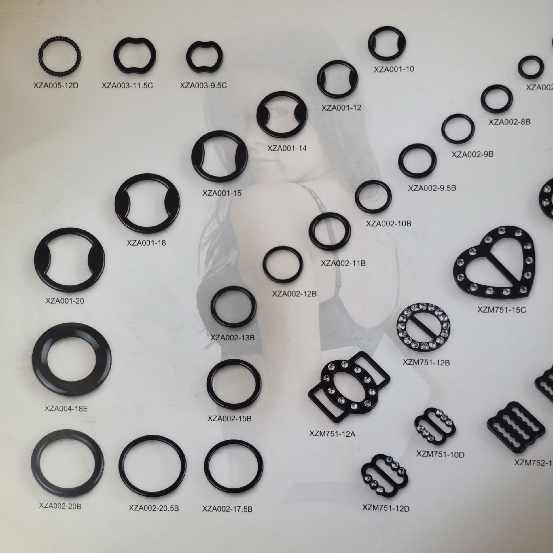 厂家直销质量保证价格优惠内衣O8扣 塑料内衣O8扣 尼龙O8扣