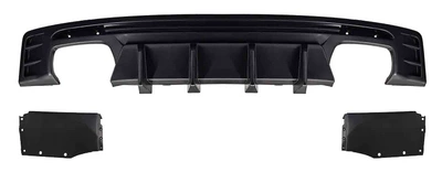 Ampp1Le Large Surround Hood Kit: Big Surrounded - 16-23-camaro-cs-rear-lip-double-sided-bright-black
