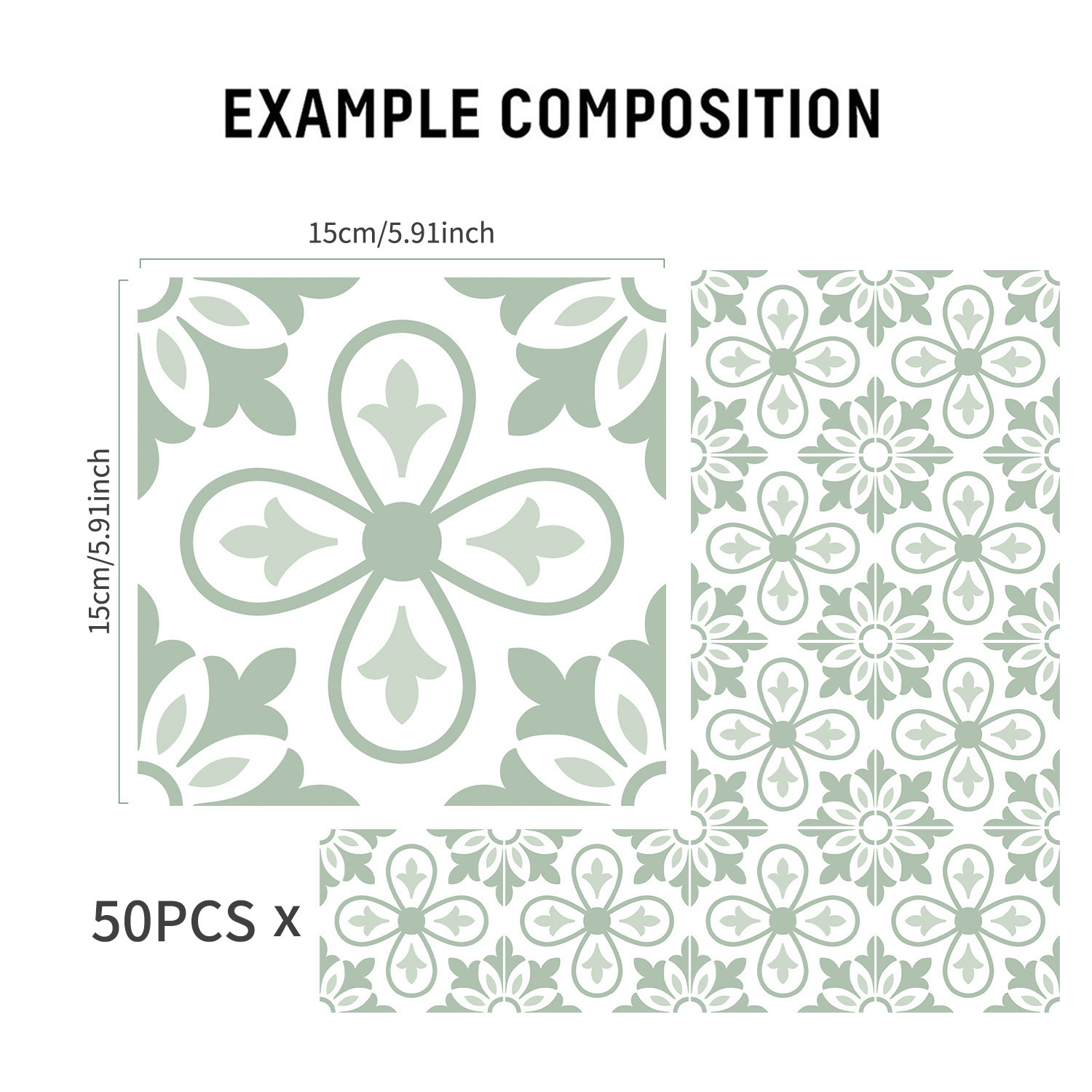 15X15CMX50PCS