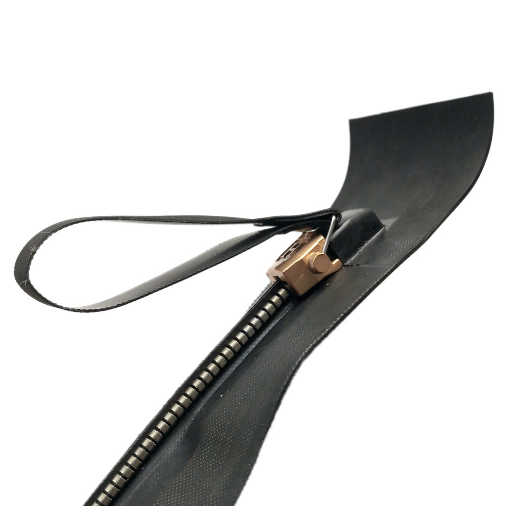 #8 气密金属拉链 重型橡胶密封防水拉链 皮划艇 充气船 汽艇