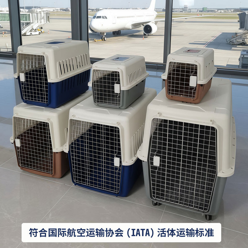Pet Flight Box Wholesale Professional Grade Large Size Portable Outdoor Cat and Dog Cage Car Shipping Air China Shenzhen Airlines