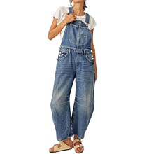 F 17368 Vintage Loose Fit Overalls ���Ź�װ������ �羳ŷ
