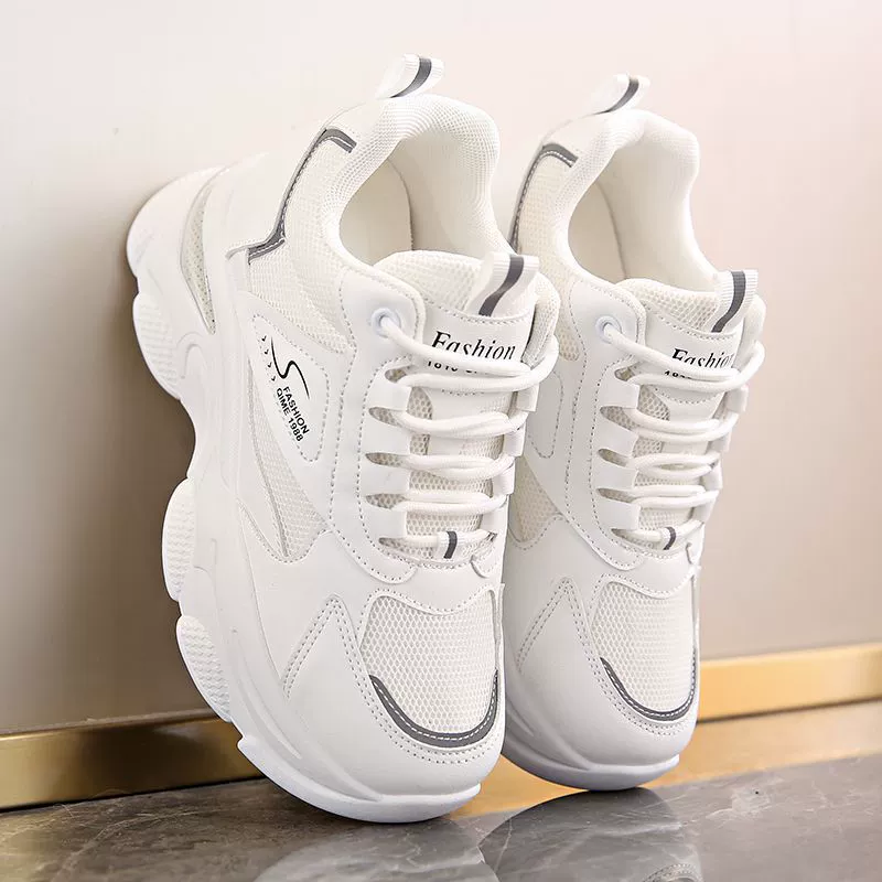 Летняя повседневная обувь для подростков: белые и хаки кроссовки, универсальные, размеры 35-40