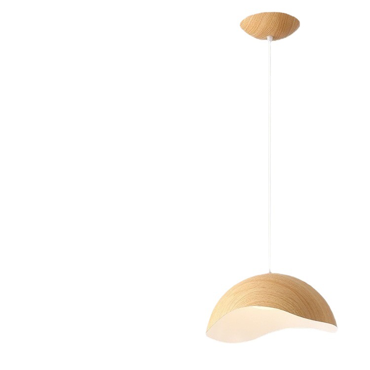 Candelabro de restaurante nuevo bar chino nogal antiguo nórdico minimalista zen nuevo candelabro LED pequeño