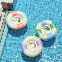 国境を越えた幼児と子供用のカラーレトロなパンツポケットとハンドル付き子供用浮き輪、厚みのあるベビーシート