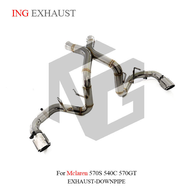 Suitable for 540C 570S 570GT 3inch X-shaped pipe, mid-section exhaust pipe without valve