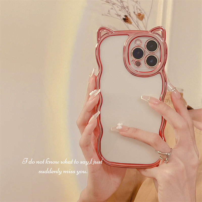 Cute Cat Ears Silica Gel   Phone Cases display picture 4