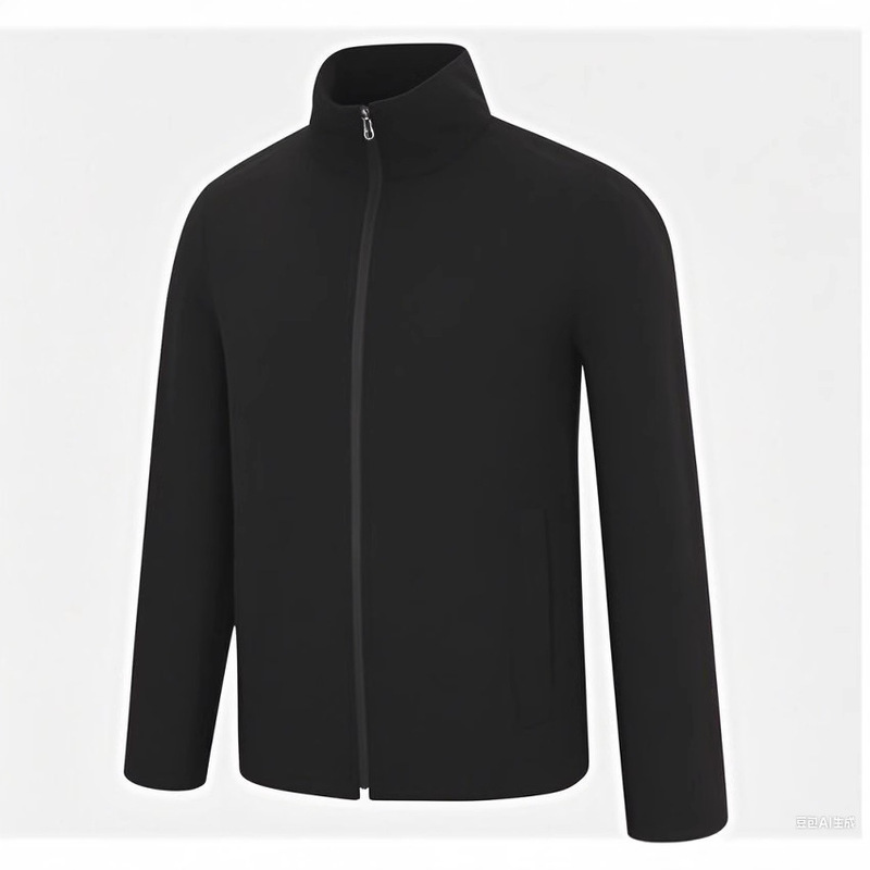 Customized Sports Casual Stand-Up Collar Zipper Sweatshirt Outdoor Autumn and Winter Men's Jacket Lightweight Warm Mountaineering Fleece Jacket