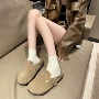 包头女春新款厚底半拖