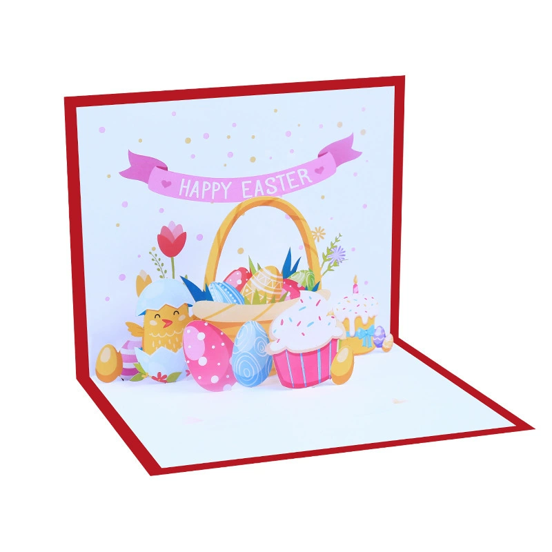 (Cross-border trading), three dimensional rabbit, cards, postcard, new collection, in 3d format