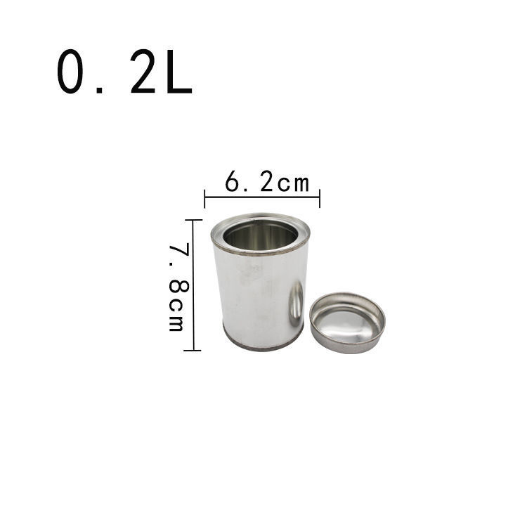 铁皮桶0.3L-20L带盖取样桶化工铁桶马口铁桶油漆桶沥青取样桶包邮|undefined