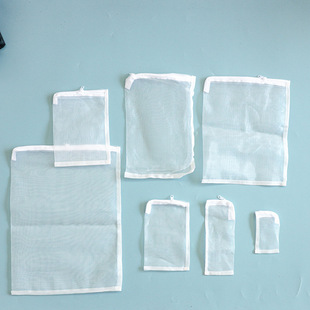100 mesh fish tank filter material mesh bag high quality nylon bag aquarium filter material fine mesh zipper belt wholesale
