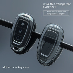 適用於北京現代ix35鑰匙套領動名圖朗動悅動瑞納菲斯塔車全包包殼