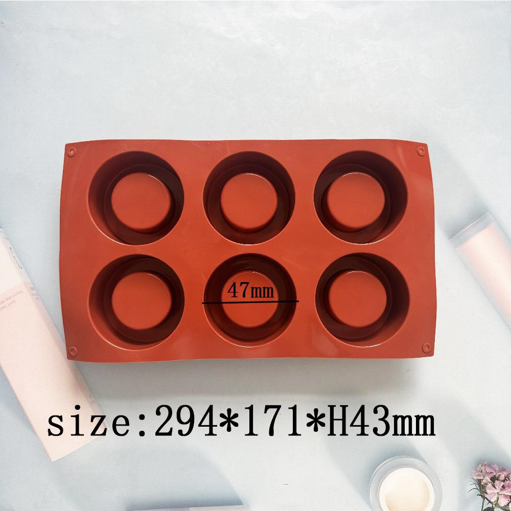 6 consecutive concave and convex cups 156 soap mold chocolate cookie mold cake mold ice cream candy silicone mold