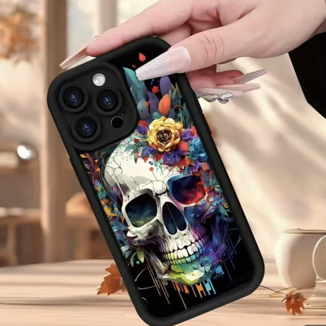 Funda para teléfono iphone16pro para Europa y América Apple 15 anti-caída 14 personalidad 13promax nuevo 12/11xr