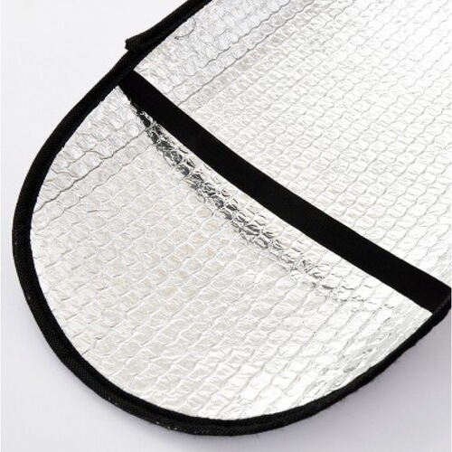 Summer electric vehicle sun protection seat cushion dust-proof and heat-insulating motorcycle seat cushion cover reflective aluminum foil sunshade cushion light-proof LOGO