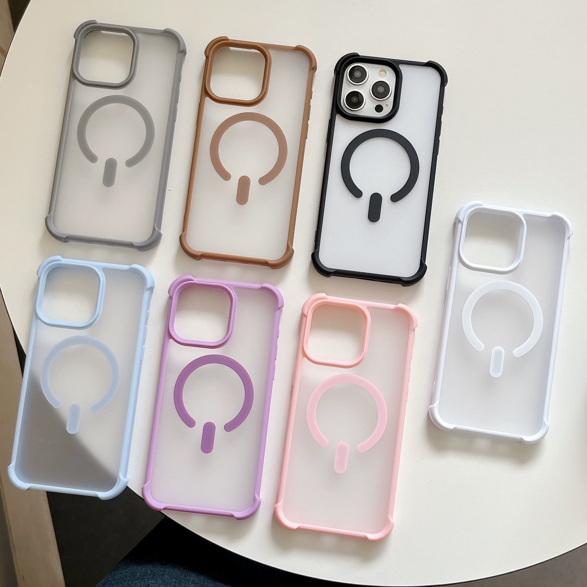 Apple, матовый совместимый чехол для iPhone16 Pro, чехол для телефона, защита от падений, 15