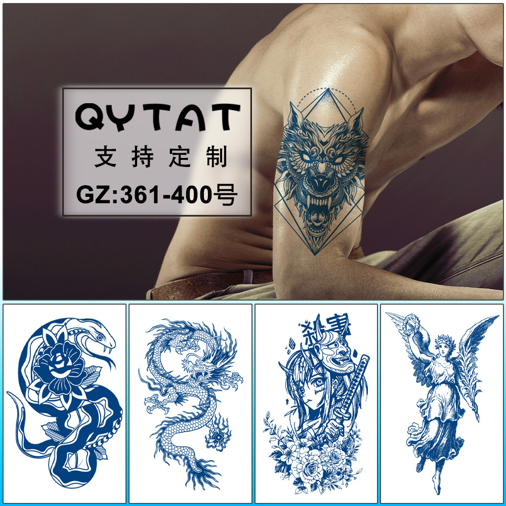 herbal waterproof tattoo stickers
