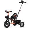 Orange aluminum alloy titanium air wheel+push handle