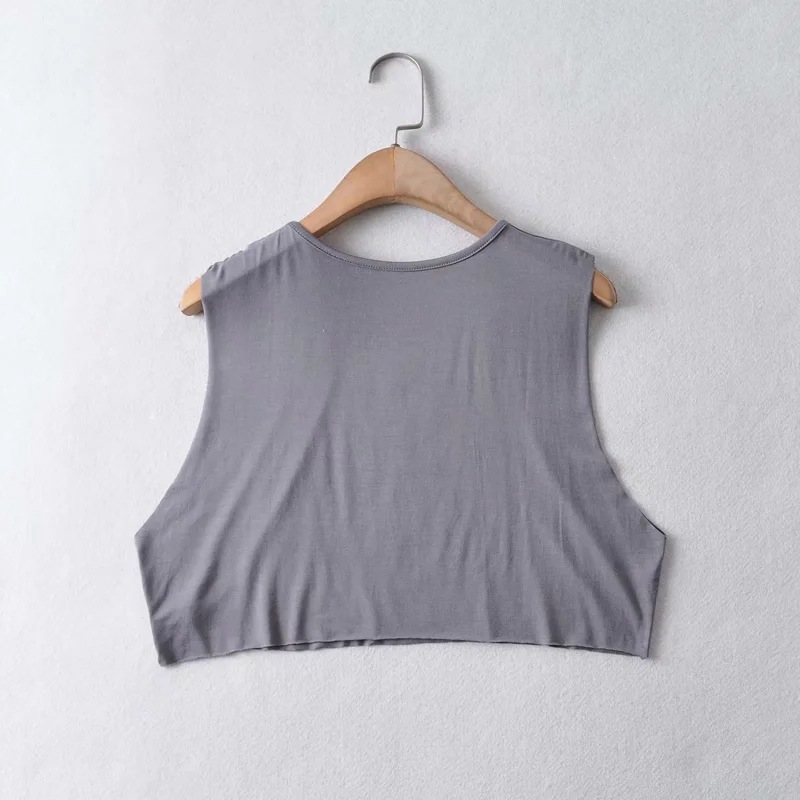 short sleeveless fitness T-shirt  NSAC36822