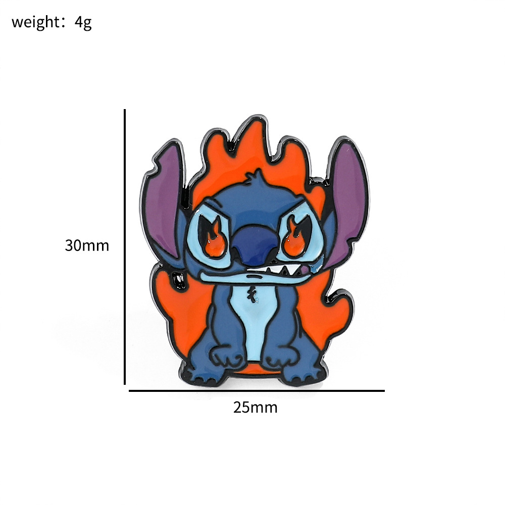 100 Insignias Metálicas Clásicas de Stitch, Broche de Aleación de Star Wars, Stitch, Maestro Yoda, Venta al por Mayor