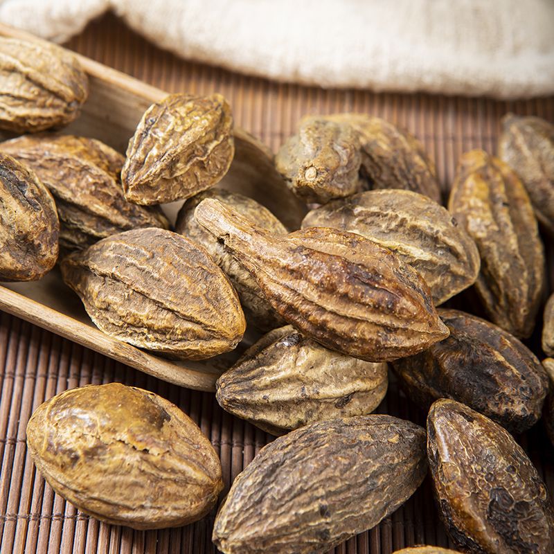 Chebula Fruit He Zi 500g Dried Terminalia Chebula Slices Traditional Chinese Herb for Decoction and Tea quality and texture