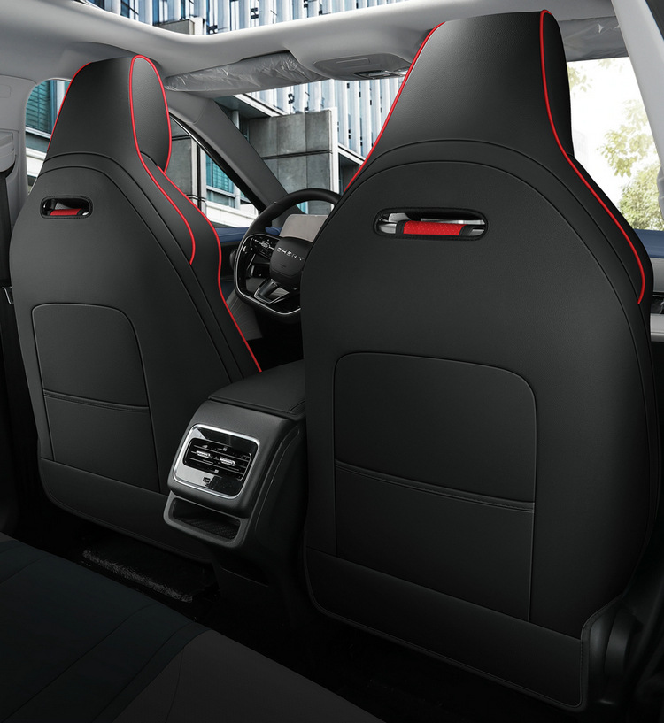 Full-coverage car seat covers specifically for Chery Tiggo 5x and Tiggo 4 Pro, all-leather, suitable for all seasons