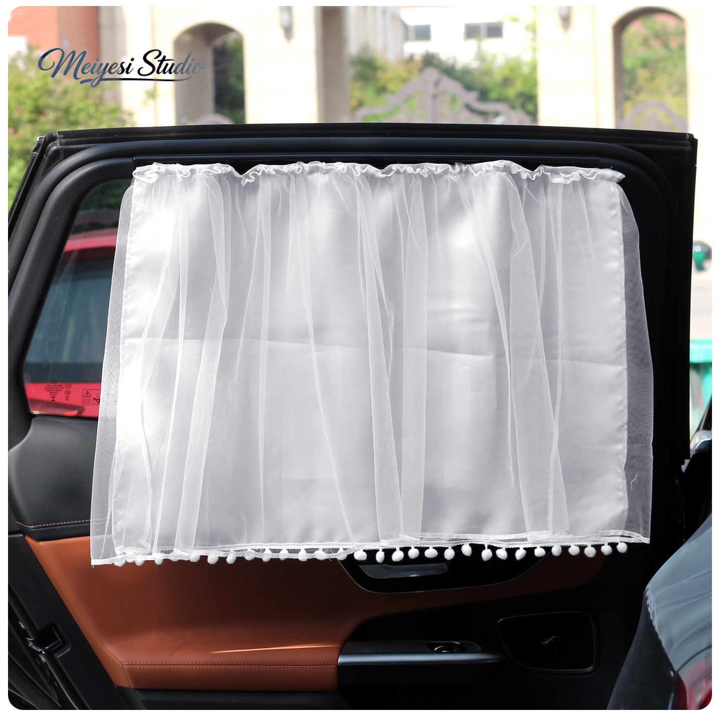 2026 cortinas de automóviles cortina solar para automóviles de bebé cortina solar para ventanas laterales cortina solar de cristal satin cortina solar image 6